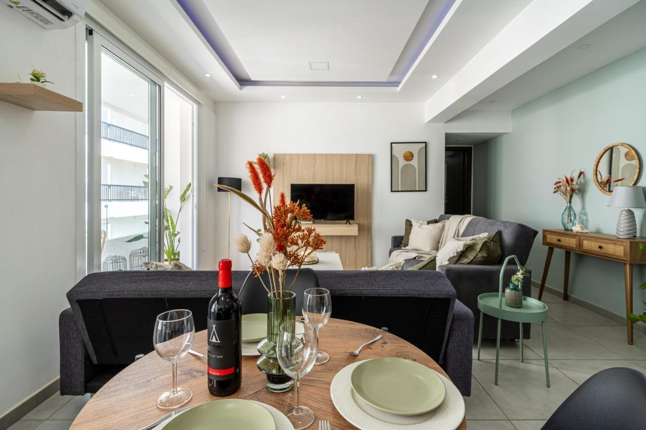 Beach Daze 1-Br Apt By Finikoudes Beach Larnaca Exterior foto